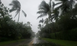La station balnéaire de Naples, dans le sud-ouest de la Floride frappée par l'ouragan Irma, le 10 septembre 2017 