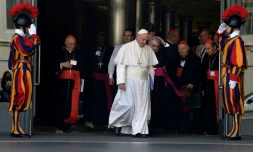 Le pape François le 5 octobre 2015 au Vatican pour le synode sur la famille
