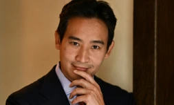 Pita Limjaroenrat, principale figure de l'opposition pro-démocratie en Thaïlande, le 9 novembre 2023 à Bangkok