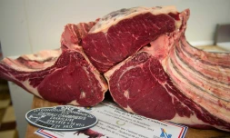 Une boucherie le 28 octobre 2015 Ă Godewaersvelde