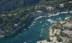 La calanque de Port-Miou à Cassis, le 30 juin 2015