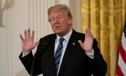 Donald Trump, le 18 mai 2018, à Washington DC