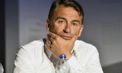 Le président de Toulouse Olivier Sadran lors d'une conférence de presse le 25 juin 2018