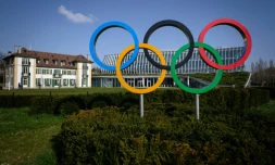 SiÚge du Comité international olympique (CIO), à Lausanne, le 21 mars 2020