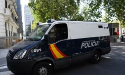 Un véhicule de police à Barcelone le 22 août 2017