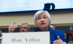 La présidente de la Fed, Janet Yellen, à Washington, le 10 février 2016
