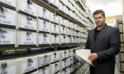 Le procureur allemand Jens Rommel, de l'Office central pour l'élucidation des crimes du national-socialisme à Ludwigsbourg, le 19 avril 2018