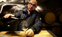 Eric Rodez, à la tête du domaine familial à Ambonnay, dans la Vallée de la Marne, le 20 décembre 2017