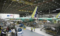L'usine Boeing de Renton, dans l'Etat de Washington, le 27 mars 2019