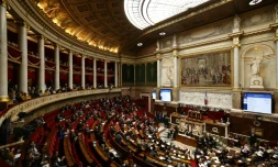 L'Assemblée nationale lors d'une séance de questions au gouvernement, le 24 octobre 2023 à Paris