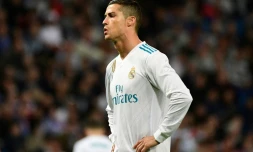 Attendu en Catalogne: le Real Madrid de Cristiano Ronaldo, ici le 22 octobre 2017 à Santiago Bernabeu