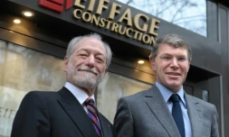 Jean-François Roverato (g) et Pierre Berger (d), le 25 février 2011, à Paris