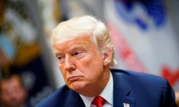 Le président américain Donald Trump à la Maison Blanche, le 29 août 2018 