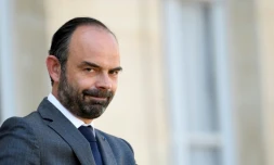 Le Premier ministre, Edouard Philippe, à l'Elysée à Paris le 20 avril 2018