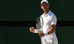 Le Serbe Novak Djokovic titré pour la 4e fois à Wimbledon en dominant le Sud-Africain Kevin Anderson le 15 juillet 2018
