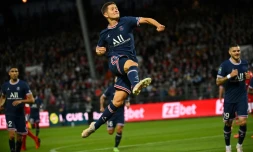 Ander Herrera a lancé le PSG vers la victoire 4-2 sur le terrain de Brest, le 20 août 2021 