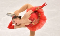 La Russe Alina Zagitova médaillée d'or en patinage aux JO de Pyeongchang le 23 février 2018