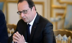 Le président François Hollande le 29 août 2016 à l'Elysée à Paris
