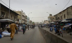 Une rue de Bamako, le 27 mai 2021 au Mali