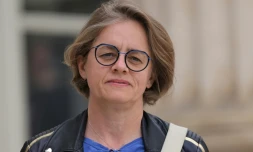 La députée socialiste Céline Thiébault-Martinez à Paris le 8 juillet 2024