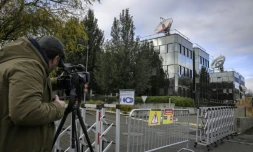 Le siège de l'Union Européenne de Radio-Télévision (UER) à Genève, le 4 décembre 2025