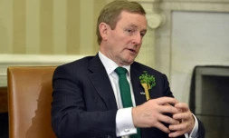 Le Premier ministre irlandais Enda Kenny, reçu à la Maison blanche à Washington, le 15 mars 2016
