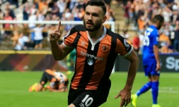 Le milieu Robert Snodgrass, auteur du second but du promu Hull face à Leicester, le 13 août 2016 à Kingston upon Hull