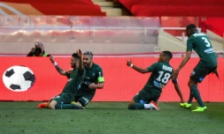 Les StĂ©phanois, vainqueurs Ă Monaco le 5 mai 2019, rĂȘvent d'une qualification pour la Ligue des champions