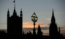 Lever du jour sur Westminster, le 11 décembre 2020 à Londres