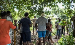 Des participants à "l'AgroBootCamp", le 16 avril 2019 à Tori-Bossito, au Bénin