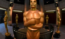 Des statues représentant les Oscars du cinéma, à Hollywood, le 25 février 2017