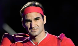 La légende du tennis mondial Roger Federer, le 21 octobre 2019 à Bùle