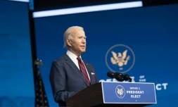 Le président américain élu Joe Biden présente son équipe climat à Wilmington, dans le Delaware, le 19 décembre 2020