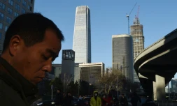 Le quartier des affaires de Pékin, le 10 décembre 2015