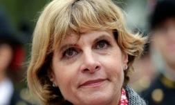 Anne Lauvergeon à l'Ecole Polytechnique à Orsay, le 17 septembre 2015