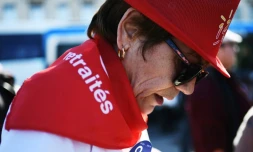 Manifestante pour un meilleur pouvoir d'achat des retraités, à Marseille le 30 mars 2017  