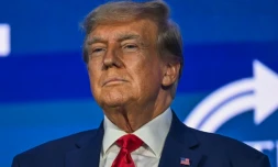 L'ancien président américain Donald Trump, le 15 juillet 2023 à West Palm Beach, en Floride