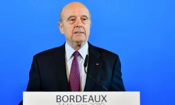 Alain Juppé lors de sa conférence de presse à Bordeaux le 14 février 2019