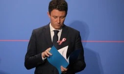 Le porte-parole du gouvernement Benjamin Griveaux le 03 octobre 2018 à Paris