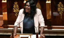 La députée LREM Laetitia Avia, à l'Assemblée nationale, à Paris, le 3 juillet 2019