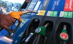 Station essence à Montpellier le 12 octobre 2021 