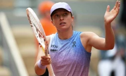 La Polonaise Iga Swiatek à Roland-Garros le 26 mai 2025
