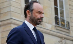 Edouard Philippe à Matignon, le 20 mars 2018