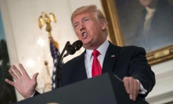 Le président américain Donald Trump, le 14 août 2017 à Washington