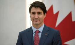 Le Premier ministre canadien Justin Trudeau lors d'une conférence de presse à Pékin, le 4 décembre 2017