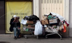 Un homme sans-abri, à Paris, le 24 octobre 2012