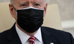 Le président américain Joe Biden à la Maison Blanche à Washington, le 17 février 2021