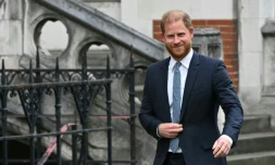 Le prince Harry, le 8 avril 2025 à Londres