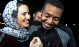 La journaliLte marocaine Hajar Raissouni, libérée mercredi aprÚs avoir été emprisonnée  pour "avortement illégal" et "sexe hors mariage".