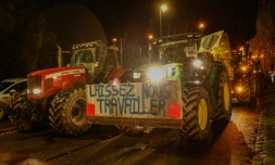 Manifestation nationale d'agriculteurs contre l'accord UE-Mercosur à Arras, le 18 novembre 2024